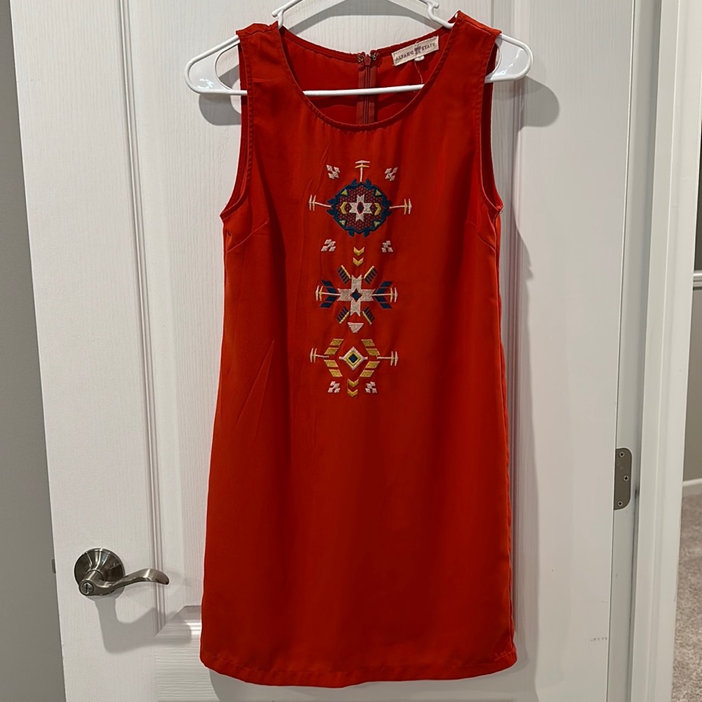 Alter’d State Orange Shift Dress Size S